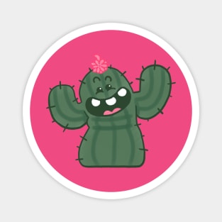 Happy Cactus Magnet